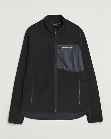 Peak Performance Pile Full Zip Black – Nero