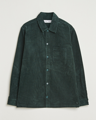 Samsøe Samsøe Damon Corduroy Overshirt Green Gables – Verde