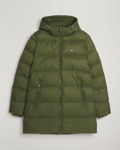 Gant The Active Cloud Mid Length Jacket Country Green – Verde