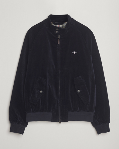 Gant Corduroy Harrington Jacket Evening Blue – Blu