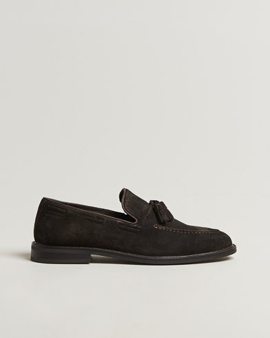GANT Lozham Suede Tassle Loafer Dark Brown – Marrone