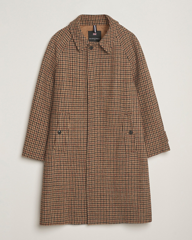Gloverall Harris Tweed Mac Coat Brown – Marrone