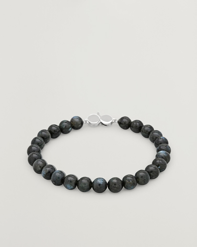 Tom Wood Cove Bracelet Black Larvikite – Nero