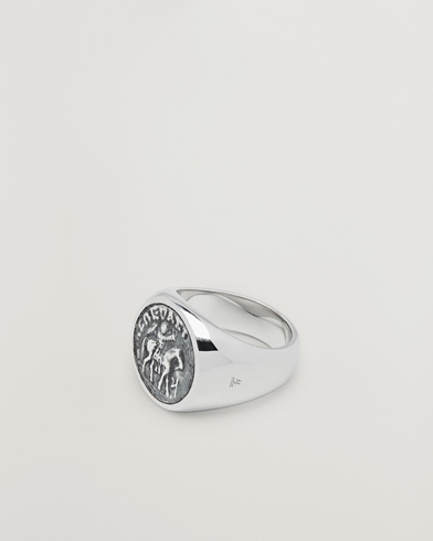 Tom Wood Coin Pinky Ring Silver – Argento