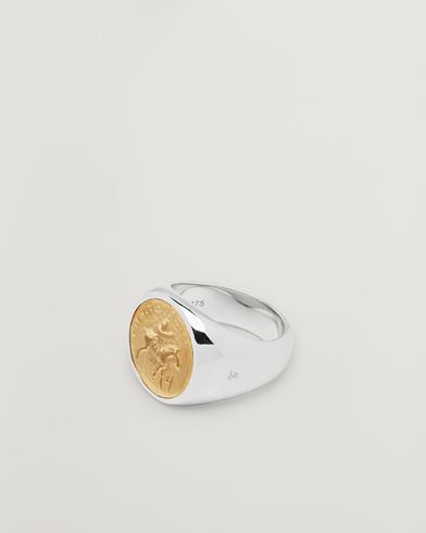 Tom Wood Coin Pinky Ring Silver/Gold – Argento