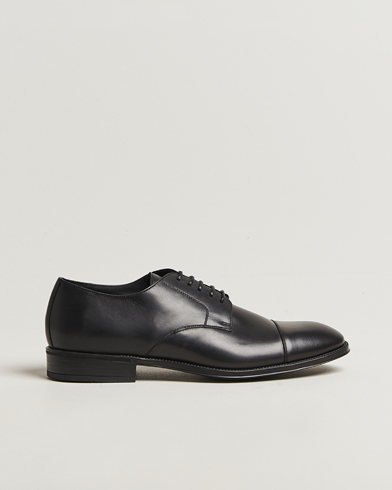 Canali Cap Toe Derby Black Calf – Nero