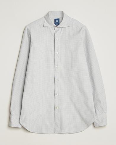 Finamore Napoli Gaeta Flannel Sport Shirt Light Grey – Grigio