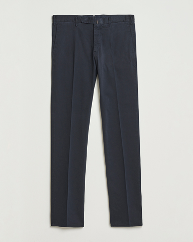 Incotex Slim Fit Cotton Stretch Chinos Navy – Blu