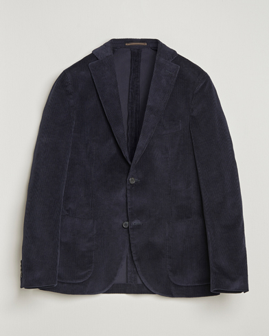 Incotex Corduroy Blazer Navy – Blu