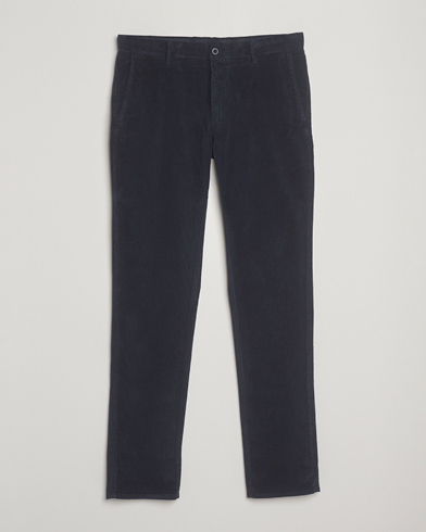 Incotex Slim Fit Leisure Cord Slacks Navy – Blu
