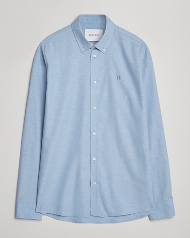 LES DEUX Dessert Reg Flannel Shirt Allure – Blu