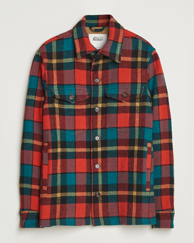 Valstar Wool Plaid Shirt Jacket Black/Red – Multicolore