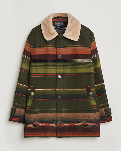 Pendleton Dayton Coat Tumalo Olive – Multicolore