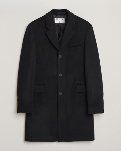 Filippa K William Wool Coat Black – Nero
