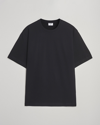 Filippa K Heavy Cotton Crew Neck T-Shirt Black – Nero