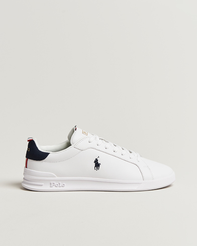 Polo Ralph Lauren Heritage Court Sneakers White/Navy/Red – Bianco