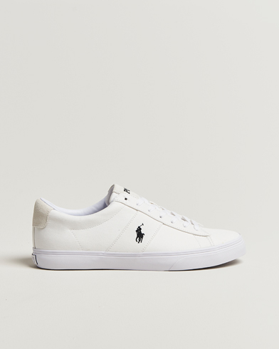 Polo Ralph Lauren Sayer Canvas Sneakers White/Black – Bianco