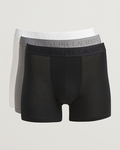 Polo Ralph Lauren 3-Pack Boxer Briefs Black/Grey/White – Bianco