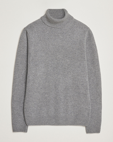 Stenströms Brushed Merino Rollneck Grey – Grigio