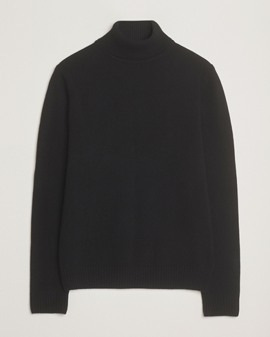 Stenströms Brushed Merino Rollneck Black – Nero