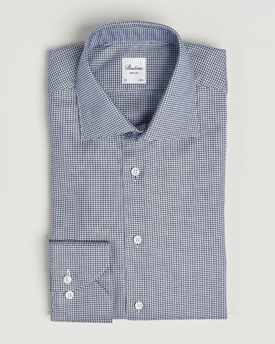 Stenströms Regular Fit Woven Structure Shirt Blue – Blu