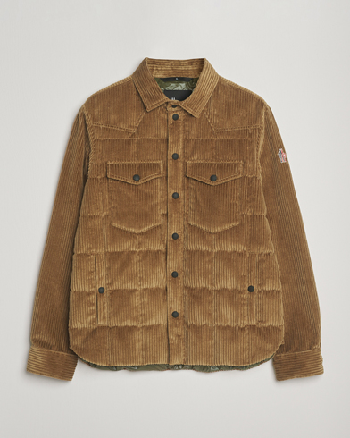 Moncler Grenoble Gelt Corduroy Shirt Jacket Brown – Marrone