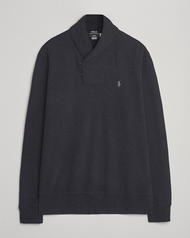 Polo Ralph Lauren Shawl Collar Pullover Polo Black – Nero