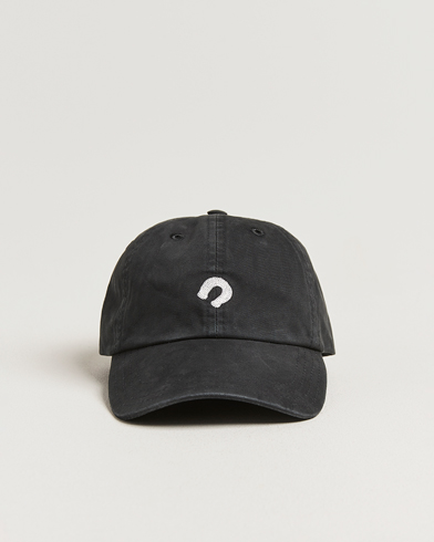 Drake's Horseshoe Chainstitch Cap Black – Nero