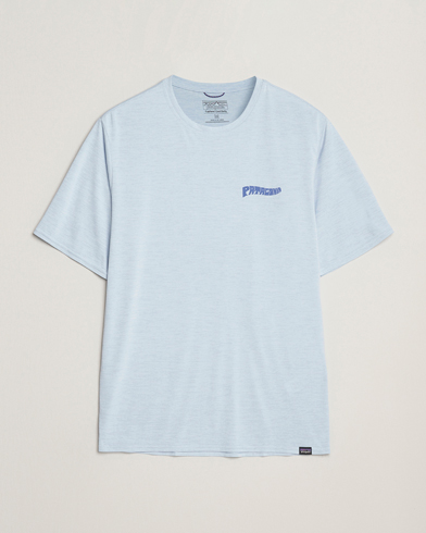 Patagonia Cap Cool Daily Graphic T-Shirt Fleck Blue – Blu