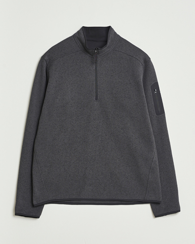 Arc'teryx Covert Half-Zip Black Heather – Nero