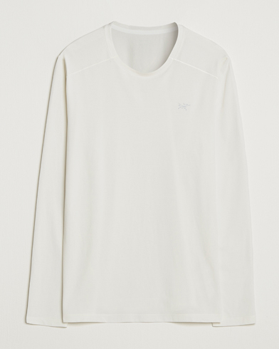 Arc'teryx Cormac Long Sleeve T-Shirt Arctic Silk Heather – Bianco