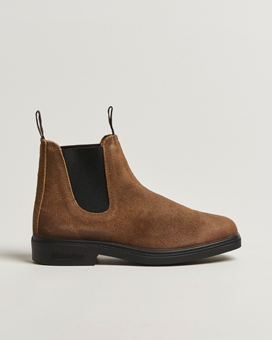 Blundstone 2581 Dress Waked Suede Chelsea Boot Tobacco – Marrone