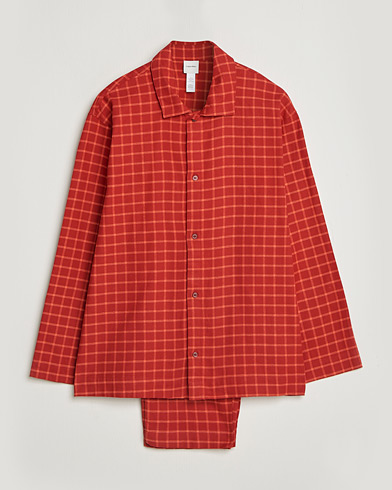 Calvin Klein Flannel Pyjama Set Red – Rosso