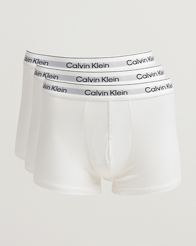 Calvin Klein 3-Pack Icon Cotton Stretch Trunk White – Bianco