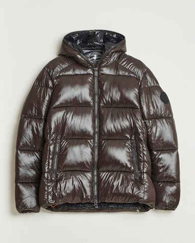 Save The Duck Edgard Padded Puffer Brown Black – Marrone