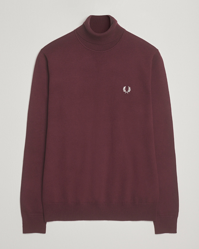 Fred Perry Classic Rollnock Jumper Oxblood – Rosso