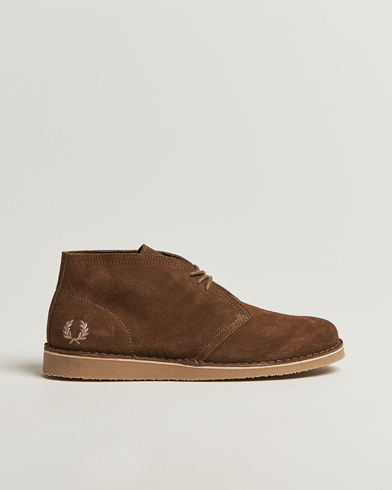 Fred Perry Hawley Suede Chukka Boot Marsh Brown – Marrone