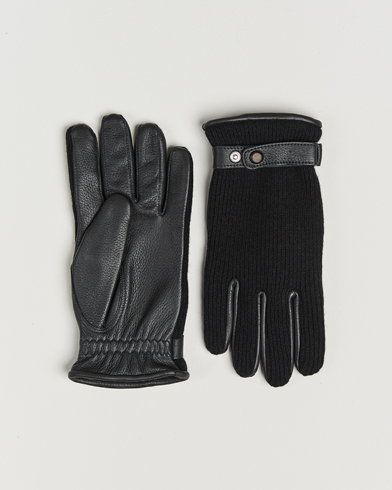 Hestra Christopher Cashmere/Elkskin Glove Black – Nero