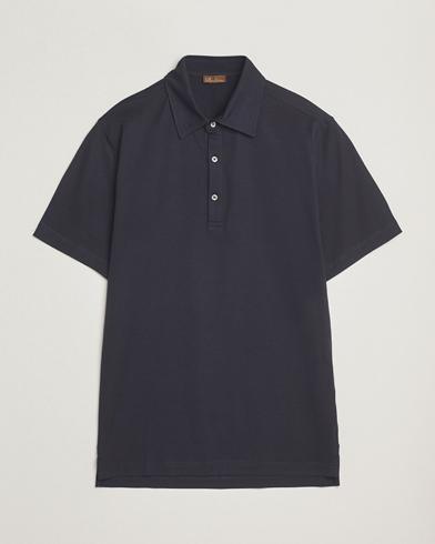 Stenströms Supima Cotton Polo Shirt Navy – Blu
