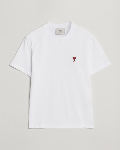 AMI Heart Logo T-Shirt White – Bianco