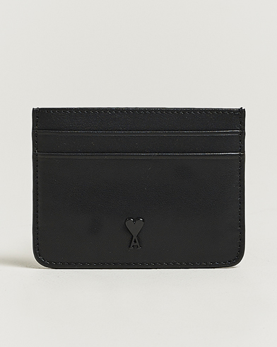 AMI AMITonal Heart Logo Card HolderBlack – Nero