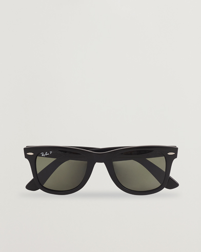 Ray-Ban Original Wayfarer Polarized Sunglasses Black/Green – Nero