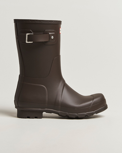 Hunter Boots Original Short Boot Dark Brown – Marrone