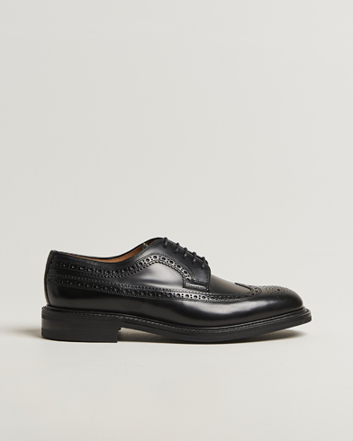 Loake Shoemakers Sovereign Longwing Derby Black – Nero