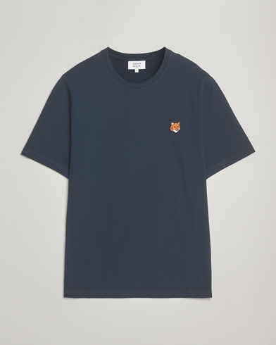 Maison Kitsuné Fox Head T-Shirt Classic Navy – Blu