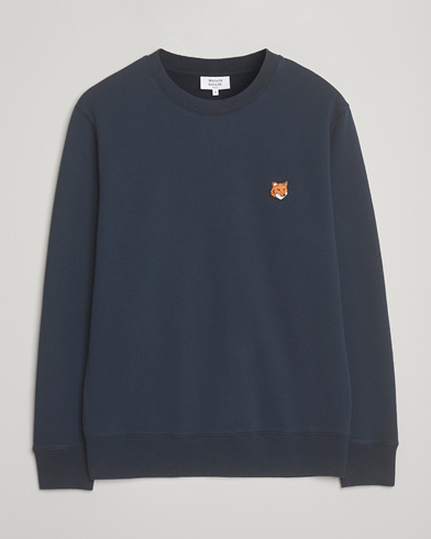 Maison Kitsuné Fox Head Sweatshirt Classic Navy – Blu