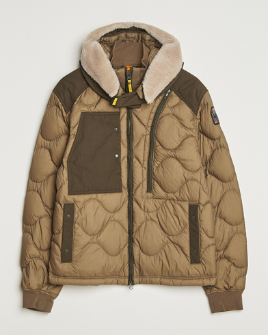 Parajumpers Akutan Union Down Jacket Earth/Deep Moss – Marrone