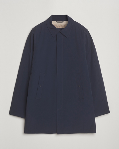 Morris Grant Car Coat Navy – Blu