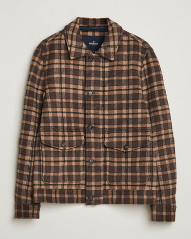 Morris Theobald Jacket Brown – Marrone