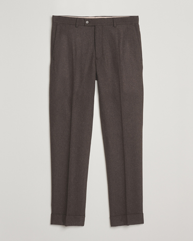 Morris Jack Flannel Trousers Brown – Marrone